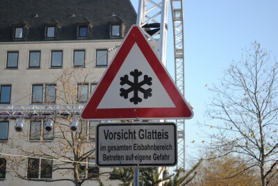vorsicht glatteis